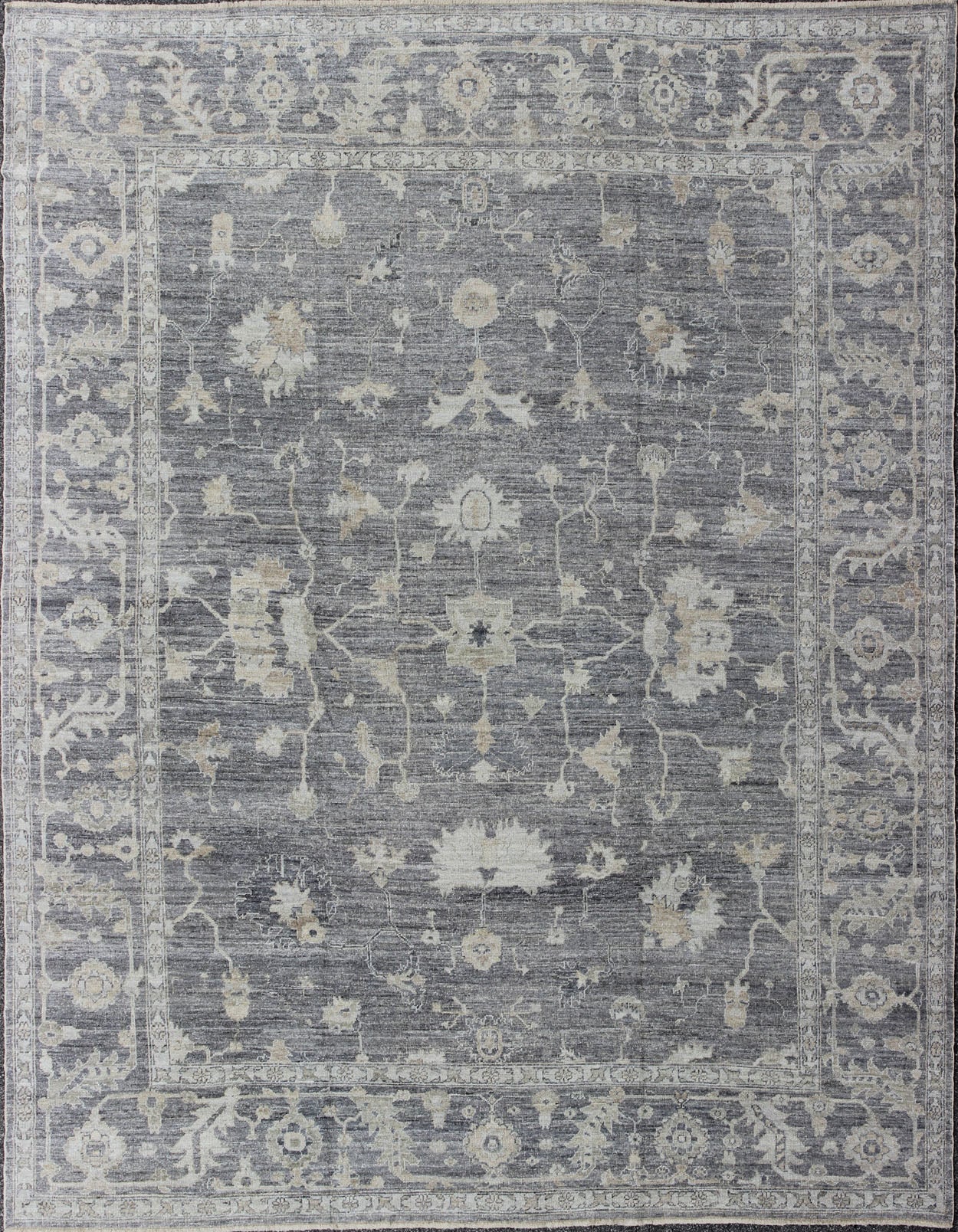 Angora All - Over Design Oushak Turkish Rug By Keivan Woven Arts Collection. Keivan Woven Arts rug ANC - 126208, country of origin / type: Turkey / Angora Oushak. Measures: 12'2 x 14'11 From our Angora collection, this piece is made with a combinati... - Keivan Woven ArtsANC - 126208 - 8221Rug