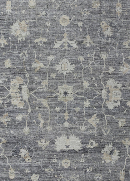 Angora All - Over Design Oushak Turkish Rug By Keivan Woven Arts Collection. Keivan Woven Arts rug ANC - 126208, country of origin / type: Turkey / Angora Oushak. Measures: 12'2 x 14'11 From our Angora collection, this piece is made with a combinati... - Keivan Woven ArtsANC - 126208 - 8221Rug