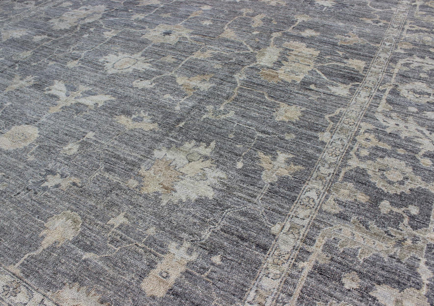 Angora All - Over Design Oushak Turkish Rug By Keivan Woven Arts Collection. Keivan Woven Arts rug ANC - 126208, country of origin / type: Turkey / Angora Oushak. Measures: 12'2 x 14'11 From our Angora collection, this piece is made with a combinati... - Keivan Woven ArtsANC - 126208 - 8221Rug