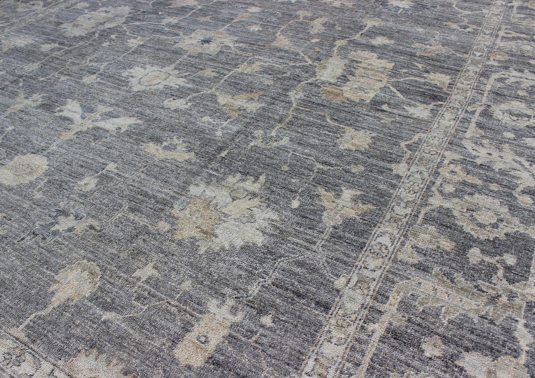 Angora All - Over Design Oushak Turkish Rug By Keivan Woven Arts Collection. Keivan Woven Arts rug ANC - 126208, country of origin / type: Turkey / Angora Oushak. Measures: 12'2 x 14'11 From our Angora collection, this piece is made with a combinati... - Keivan Woven ArtsANC - 126208 - 8221Rug