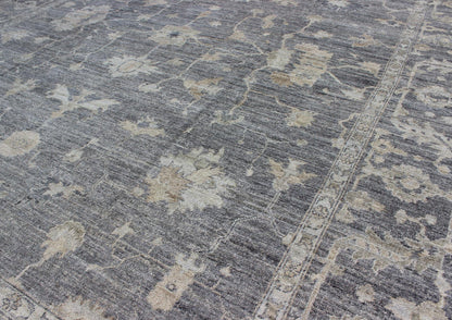 Angora All - Over Design Oushak Turkish Rug By Keivan Woven Arts Collection. Keivan Woven Arts rug ANC - 126208, country of origin / type: Turkey / Angora Oushak. Measures: 12'2 x 14'11 From our Angora collection, this piece is made with a combinati... - Keivan Woven ArtsANC - 126208 - 8221Rug
