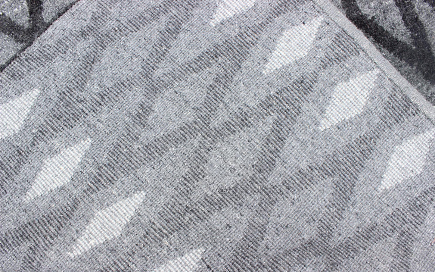 Keivan Woven Arts Moroccan Hand - Knotted Wool Area Rug in Gray Diamond Design Measures; 9'4 x 12'0 Moroccan style modern rug. Country of Origin: India; Type: Moroccan; Design: All - Over, Geometric, Tribal, Diamond; Keivan Woven Arts; rug... - Keivan Woven ArtsAPE - 181 - 9668 - 7453Rug