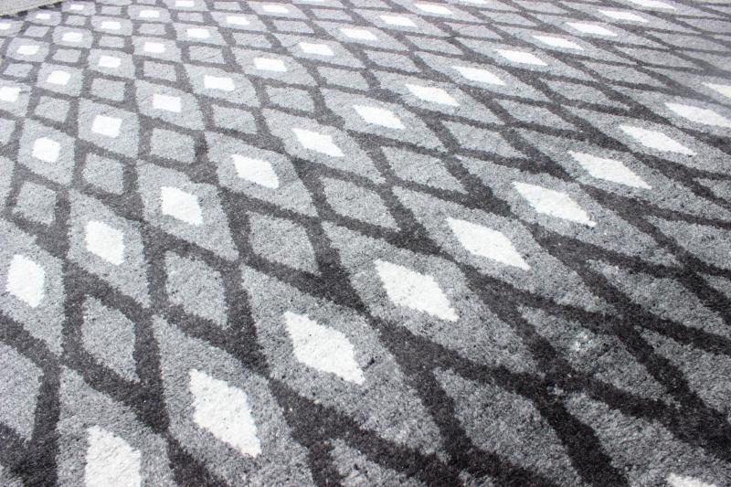 Keivan Woven Arts Moroccan Hand - Knotted Wool Area Rug in Gray Diamond Design Measures; 9'4 x 12'0 Moroccan style modern rug. Country of Origin: India; Type: Moroccan; Design: All - Over, Geometric, Tribal, Diamond; Keivan Woven Arts; rug... - Keivan Woven ArtsAPE - 181 - 9668 - 7453Rug