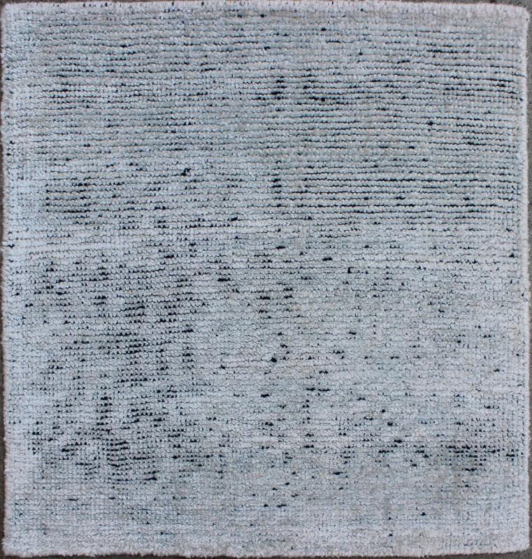 Color S A monochromatic composition emphasizes the streamlined design of this contemporary rug, the sheered down pile evokes a minimalist textured aesthetic. Faint pops of color shine against a solid field in this one - of - a - kind rug, each rug is organic... - Keivan Woven ArtsAPE - 4 - MAR - S - 6490Rug