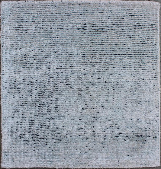 Color S A monochromatic composition emphasizes the streamlined design of this contemporary rug, the sheered down pile evokes a minimalist textured aesthetic. Faint pops of color shine against a solid field in this one - of - a - kind rug, each rug is organic... - Keivan Woven ArtsAPE - 4 - MAR - S - 6490Rug