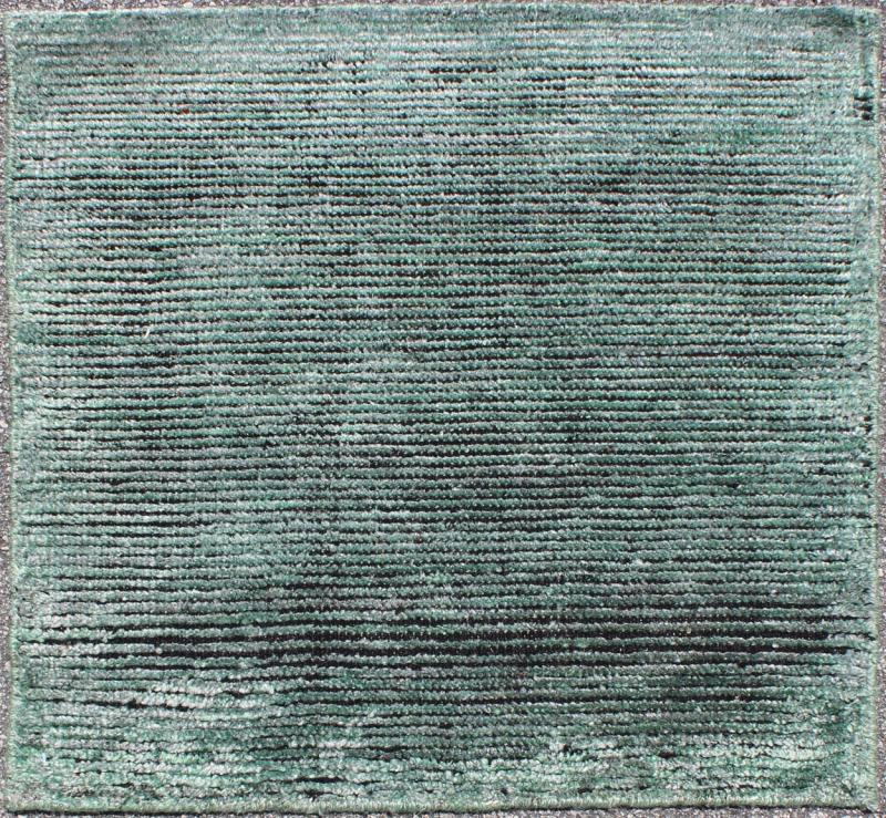 COLOR - U A monochromatic composition emphasizes the streamlined design of this contemporary rug, the sheered down pile evokes a minimalist textured aesthetic. Faint pops of color shine against a solid field in this one - of - a - kind rug, each rug is organic... - Keivan Woven ArtsAPE - 43 - MAR - U - 6586Rug