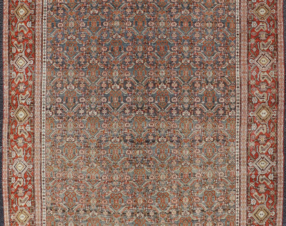 Keivan Woven Arts Fine Antique Persian Senneh Rug with Herati Geometric Design. Keivan Woven Arts / rug AVI - 0701, country of origin / type: Iran / Senneh, circa 1900. Measures: 4'2 x 6'6 This incredibly fine antique Persian Senneh rug was handwo... - Keivan Woven ArtsAVI - 0701 - 24559