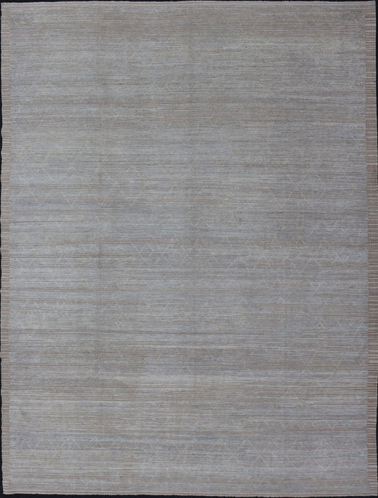Measures: 10'1 x 14'2 Modern Casual in All - Over Design in Cream, Sky Blue Color on a Taupe Background. Keivan Woven Arts, rug / AWR - 12351 / country of origin / type: Afghanistan / Modern, condition: new. This brand new rug features a tribal ... - Keivan Woven ArtsAWR - 12351 - 23133
