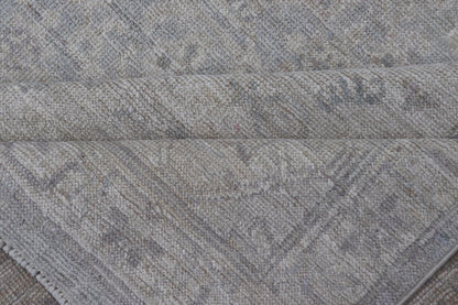 Modern All - Over Oushak Gallery with Light Gray Background And Neutral Colors. Keivan Woven Arts rug AWR - 16710 Country of Origin: Afghanistan Type: Oushak Design: Floral, All - Over, Abstract Floral. Measures: 5'3 x 10'0 This Oushak was hand - knotte... - Keivan Woven ArtsAWR - 16710 - 24432Rug