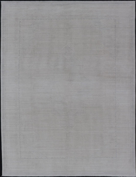 Contemporary Khotan with Medallions in Light Colors With All - Over Tribal Motifs. Keivan Woven Arts: rug AWR - 16718. 21st Century. This Khotan Design rug, Country of Origin: Afghanistan; Type: Khotan; Design: Samarkand, Tribal Design with Circular Medall... - Keivan Woven ArtsAWR - 16718 - 24438Rugs