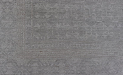 Modern All - Over Tribal Motif Khotan Area Rug in Muted Gray and Cream Tones. Country of Origin: Afghanistan; Type: Khotan; Design: Floral, All - Over; Keivan Woven Arts: rug/AWR - 16720. Measures: 8'11 x 12'3 This modern Khotan features a modern mut... - Keivan Woven ArtsAWR - 16720 - 24300