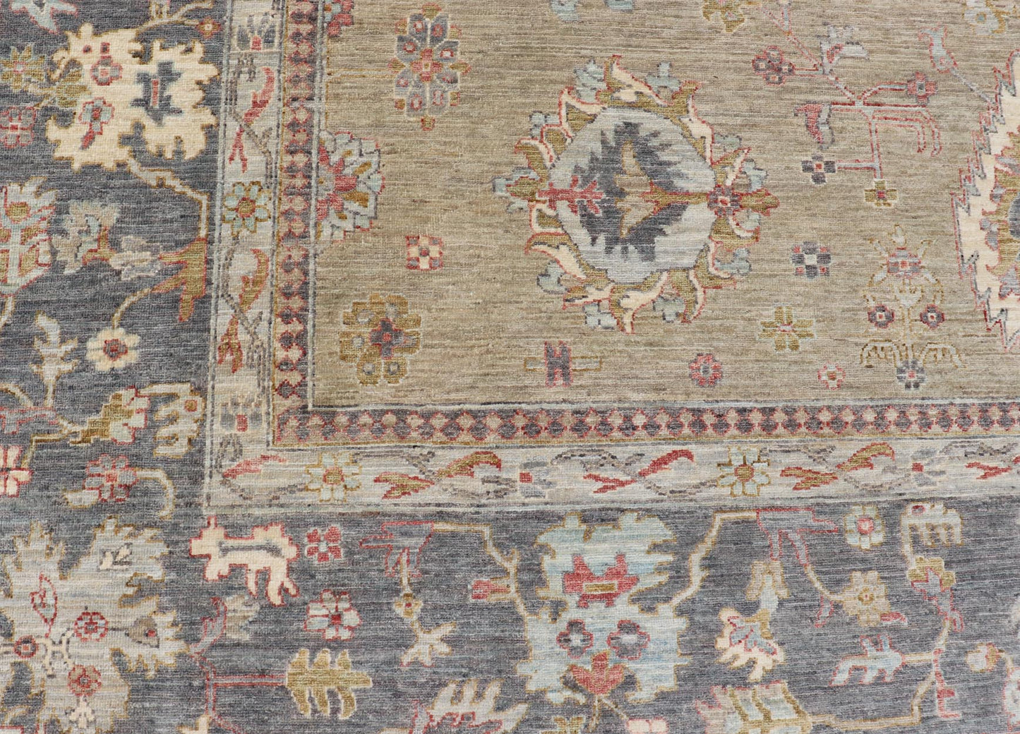 Large All - Over Designed Tabriz with A Yellow - Taupe Background and Muted Colors. Keivan Woven Arts; rug AWR - 17599 Country of Origin: Afghanistan Type: Tabriz Circa 2010 Key Words: Floral Measures: 10'0 x 13'8 Tabriz's are known for their floral - ... - Keivan Woven ArtsAWR - 17599 - 25042Rug