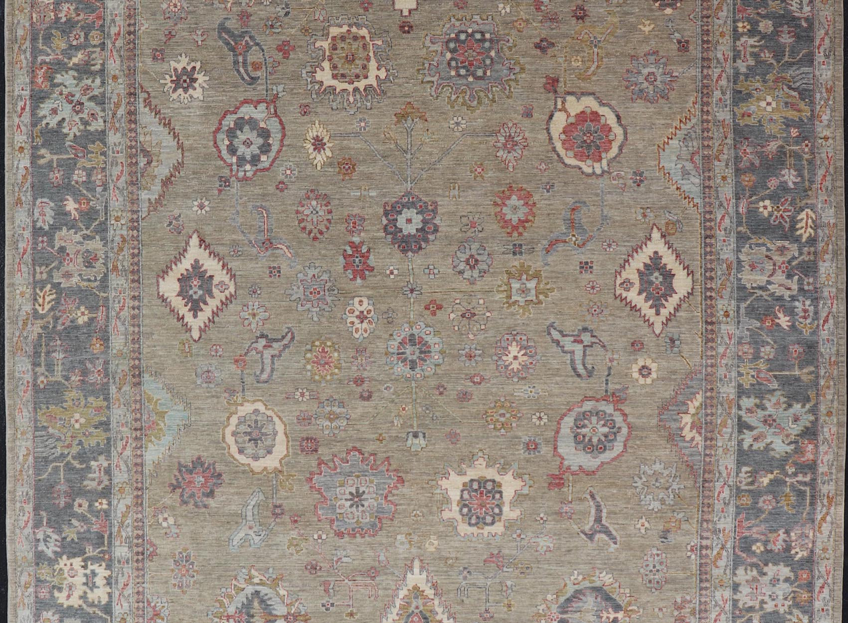 Large All - Over Designed Tabriz with A Yellow - Taupe Background and Muted Colors. Keivan Woven Arts; rug AWR - 17599 Country of Origin: Afghanistan Type: Tabriz Circa 2010 Key Words: Floral Measures: 10'0 x 13'8 Tabriz's are known for their floral - ... - Keivan Woven ArtsAWR - 17599 - 25042Rug