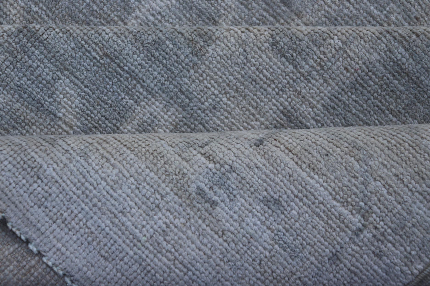 Modern Tribal Oushak with a Cream Border and Light Gray - Green Background. Keivan Woven Arts: rug / AWR - 17770 / Country of Origin: Afghanistan; Type: Oushak; Design: Medallion, Tribal Medallion, All - Over. Measures: 3'10 x 6'0 A Oushak featuring... - Keivan Woven ArtsAWR - 17770 - 25054Rug