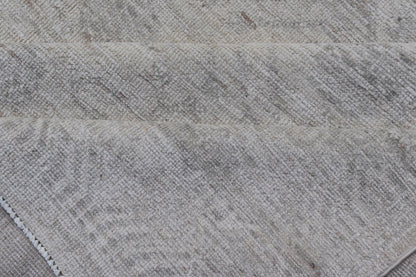 Modern All - Over Floral Khotan with Light Gray Background And Neutral Colors. Keivan Woven Arts rug AWR - 17900 Country of Origin: Afghanistan Type: Khotan Design: Floral, All - Over, Abstract Floral. Measures: 8'0 x 9'11 This Khotan was hand - knotted ... - Keivan Woven ArtsAWR - 17900 - 24922Rug