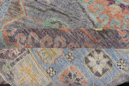Measures: 3'10 x 5'10 Modern Oushak Medallion Motif's by Keivan Woven Arts. Keivan Woven Arts; rug AWR - 5149 Country of Origin: Afghanistan Type: Oushak Design. The border and field are covered in floral - like motifs filled with colors such as on ... - Keivan Woven ArtsAWR - 5149 - 17172Rug