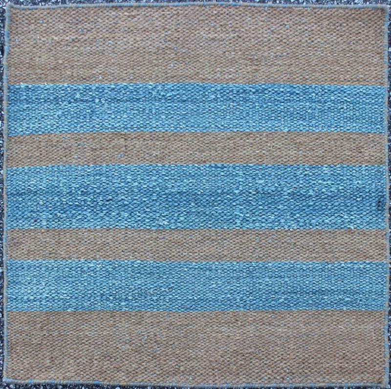 RK - 40 BLUE 7002 BROWN - Keivan Woven ArtsBDH - 116959 - 7082Rug