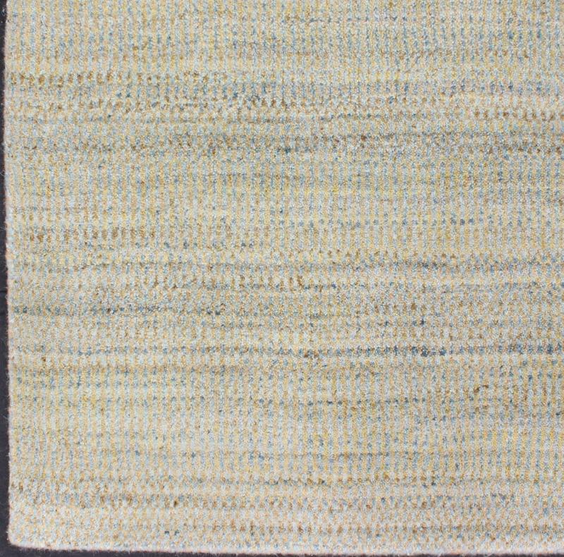 YELLOW/LIGHT BLUE - Keivan Woven ArtsBDH - 119650 - BH - 5 - 7463Rug