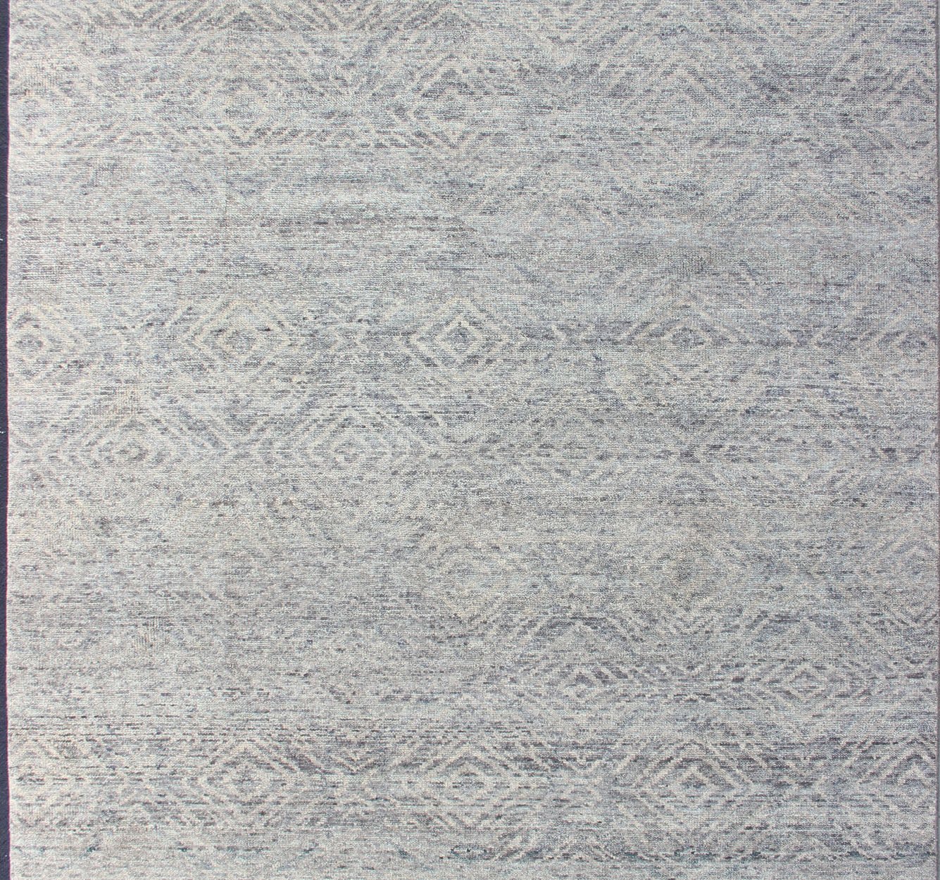 All - Over Diamond Design Indian Modern Light Green Abstract Wool Area Rug Measures 9 x 12 Country of Origin: India; Type: Modern, Modern Casual; Design: Diamond, Geometric, Abstract, All - Over; Keivan Woven Arts: rug BDH - 758695 - RT - 45; Large... - Keivan Woven ArtsBDH - 758695 - RT - 45 - 13406Rug