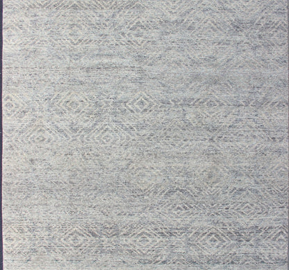 All - Over Diamond Design Indian Modern Light Green Abstract Wool Area Rug Measures 9 x 12 Country of Origin: India; Type: Modern, Modern Casual; Design: Diamond, Geometric, Abstract, All - Over; Keivan Woven Arts: rug BDH - 758695 - RT - 45; Large... - Keivan Woven ArtsBDH - 758695 - RT - 45 - 13406Rug