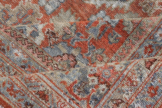 Measures: 10'2 x 13'0 Antique Persian Colorful Sultanabad Mahal Rug with All Over Floral Design. Keivan Woven Arts; rug C - 0920, country of origin / type: Iran / Mahal, circa 1930. This 1930 colorful antique Persian Sultanabad Mahal rug displ... - Keivan Woven ArtsC - 0920 - 505Rug