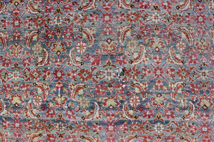 Large Antique Persian Tabriz Rug with All Over Herati Design in Blue tones and Gold. Large Antique Persian Tabriz rug with all - over Herati design. Keivan Woven Arts/ rug/ DAN - 1700, country of origin / type: Iran / Tabriz, circa 1910 Measu... - Keivan Woven ArtsDAN - 1700 - 8777Rug