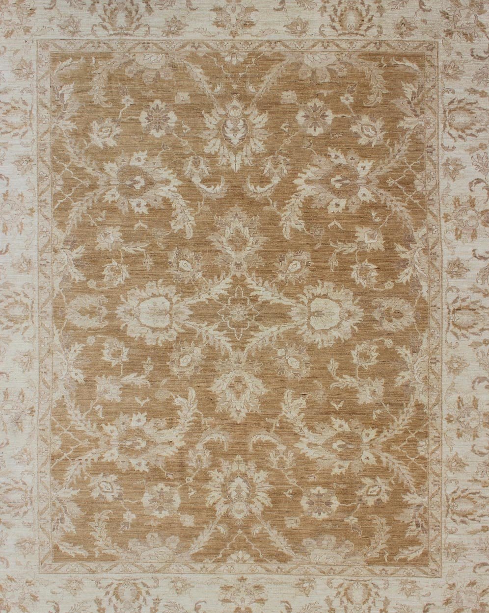 Sultanabad Design Afghan Made Floral Rug. Measures: 8'10 x 11'7. This elegantly handwoven rug is from Afghanistan and woven from the finest wool to create a soft and luxurious piece that will work well in so many different settings with earthy t... - Keivan Woven ArtsDSP - BC11280 - 4094Rug