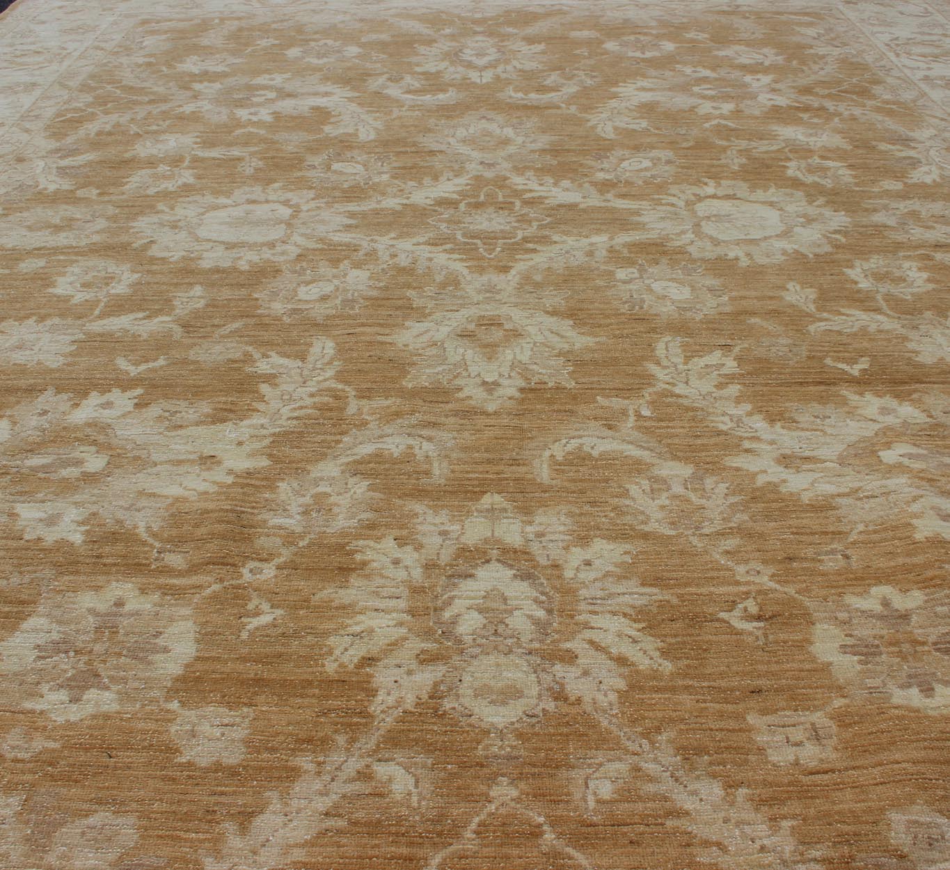 Sultanabad Design Afghan Made Floral Rug. Measures: 8'10 x 11'7. This elegantly handwoven rug is from Afghanistan and woven from the finest wool to create a soft and luxurious piece that will work well in so many different settings with earthy t... - Keivan Woven ArtsDSP - BC11280 - 4094Rug