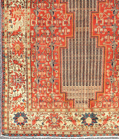 Antique Mashan Malayer Mashan Malayer pieces are both rare and among the finest of Seneh and Malayer rugs. Made in the late 19th Century, this rug carries an unusual design of double - bodied medallions, which are composed of alternating pinstripe... - Keivan Woven ArtsE - 0601 - 1108Rug