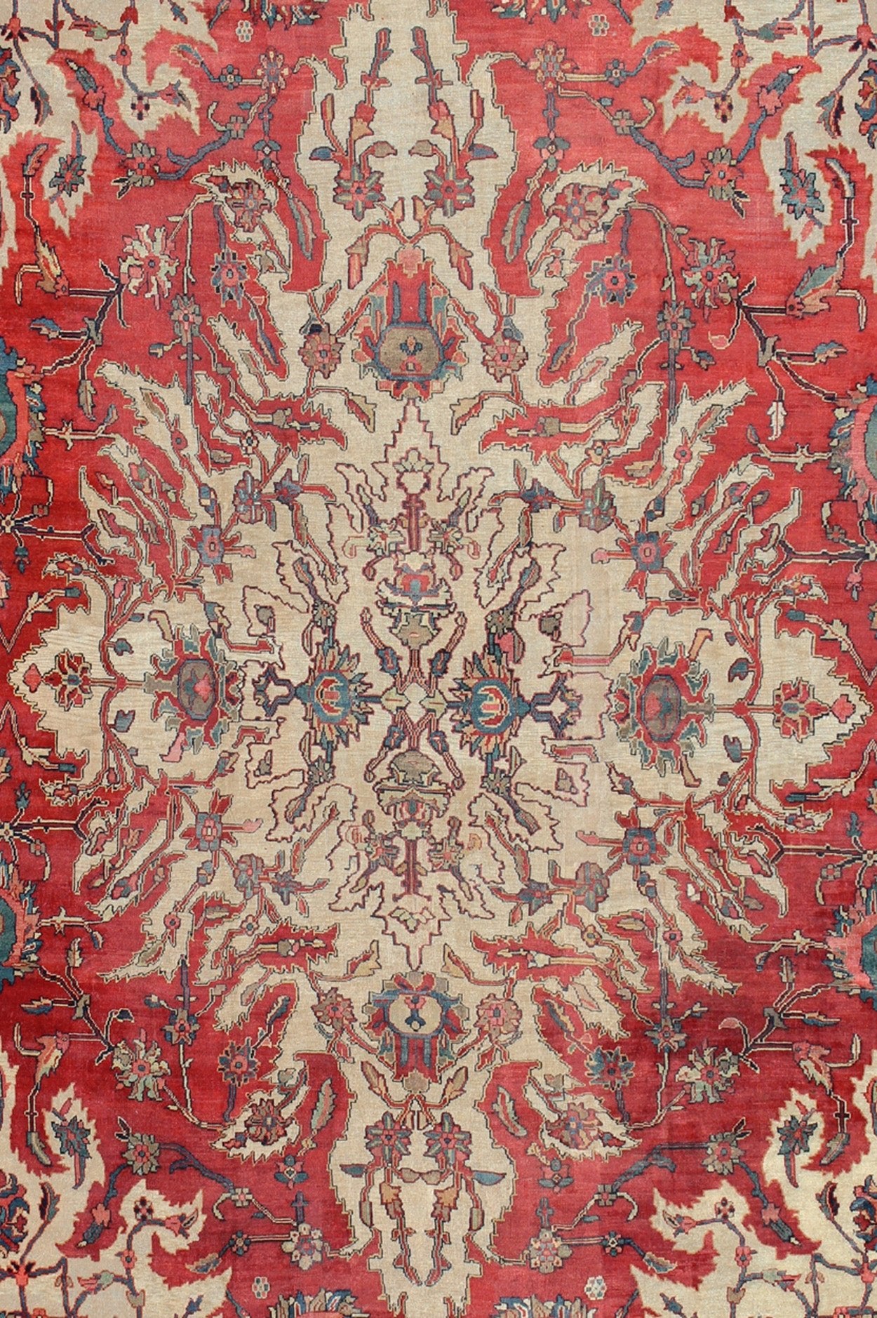 Large Antique Persian Sultanabad Rug with a Unique Medallion Design Large Antique Persian Sultanabad Rug, rug E - 1209, country of origin / type: Iran / Sultanabad, circa Early - 20th Century. Measures: 12'2 x 16' This beautiful antiq... - Keivan Woven ArtsE - 1209 - 1730Rug