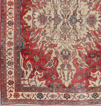 Large Antique Persian Sultanabad Rug with a Unique Medallion Design Large Antique Persian Sultanabad Rug, rug E - 1209, country of origin / type: Iran / Sultanabad, circa Early - 20th Century. Measures: 12'2 x 16' This beautiful antiq... - Keivan Woven ArtsE - 1209 - 1730Rug