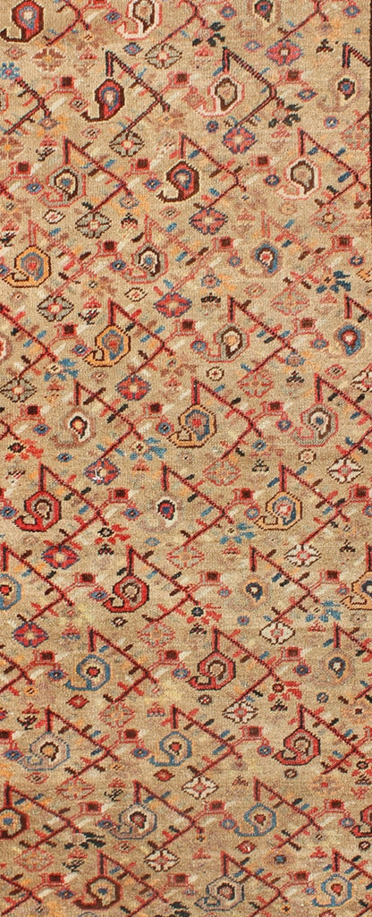 Antique N.W. Persian Malayer Rug with Free - Flowing All - Over Pattern, Sand Field kwarugs Antique N.W. Persian Malayer Rug with free - flowing all - over pattern, sand field, rug ema - 7504, country of origin / type: Iran / Malayer, circa 1900. T... - Keivan Woven ArtsEMA - 7504 - 8827Rug