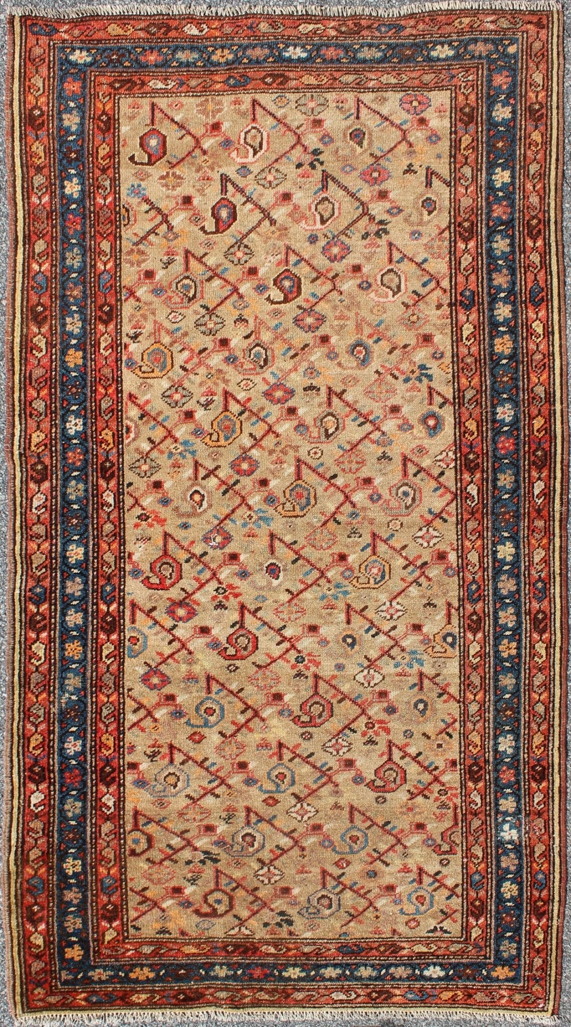 Antique N.W. Persian Malayer Rug with Free - Flowing All - Over Pattern, Sand Field kwarugs Antique N.W. Persian Malayer Rug with free - flowing all - over pattern, sand field, rug ema - 7504, country of origin / type: Iran / Malayer, circa 1900. T... - Keivan Woven ArtsEMA - 7504 - 8827Rug