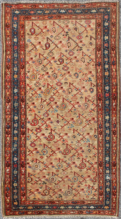 Antique N.W. Persian Malayer Rug with Free - Flowing All - Over Pattern, Sand Field kwarugs Antique N.W. Persian Malayer Rug with free - flowing all - over pattern, sand field, rug ema - 7504, country of origin / type: Iran / Malayer, circa 1900. T... - Keivan Woven ArtsEMA - 7504 - 8827Rug