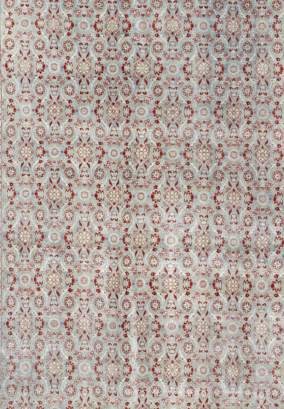 All - Over Floral Design Antique Persian Tabriz Rug in Shades of Gray - Blue and Red kwarugs All - Over Floral Design Antique Persian Tabriz Rug in Shades of Gray - Blue and Red. Keivan Woven Arts / rug EMA - 7513, country of origin / type: Iran / Tabriz,... - Keivan Woven ArtsEMA - 7513 - 8791Rug