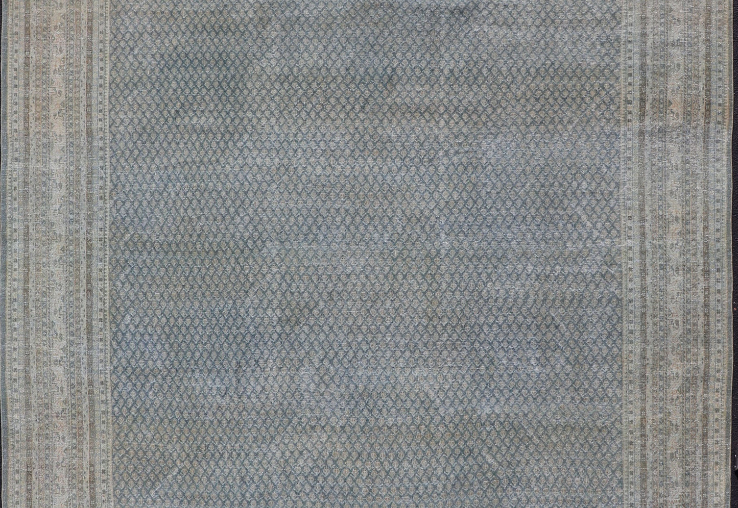 Keivan Woven Arts Antique Persian Tabriz Rug in Minimalist Design Measures: 10'4 x 13'9 Keivan Woven Arts Antique Persian Tabriz Rug in Minimalist Design in Wool with in Blues. Keivan Woven Arts / rug EMB - 22113 - 15004, country of origin ... - Keivan Woven ArtsEMB - 22113 - 15004 - 20283Rug