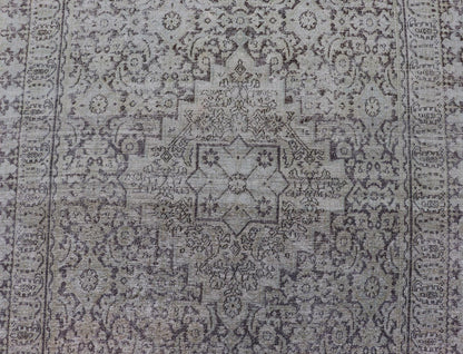 Measures: 5'9 x 12'4 Antique Karabagh Gallery Runner with All - Over Floral Medallion Design. Keivan Woven Arts / rug EMB - 22119 - 15008, country of origin / type: / Karabagh, circa 1900. - Keivan Woven ArtsEMB - 22119 - 15008 - 20307Rug