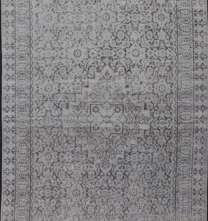 Measures: 5'9 x 12'4 Antique Karabagh Gallery Runner with All - Over Floral Medallion Design. Keivan Woven Arts / rug EMB - 22119 - 15008, country of origin / type: / Karabagh, circa 1900. - Keivan Woven ArtsEMB - 22119 - 15008 - 20307Rug