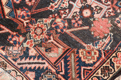 Antique Persian Hamadan Runner with All - Over Sub - Geometric Floral Design. Keivan Woven Arts / rug EMB - 22122 - 15013, country of origin / type: Persian / Hamadan, circa Early - 20th Century. Measures: 3'4 x 9'10 This 1920's Persian Hamadan runner fea... - Keivan Woven ArtsEMB - 22122 - 15013 - 20331Rug