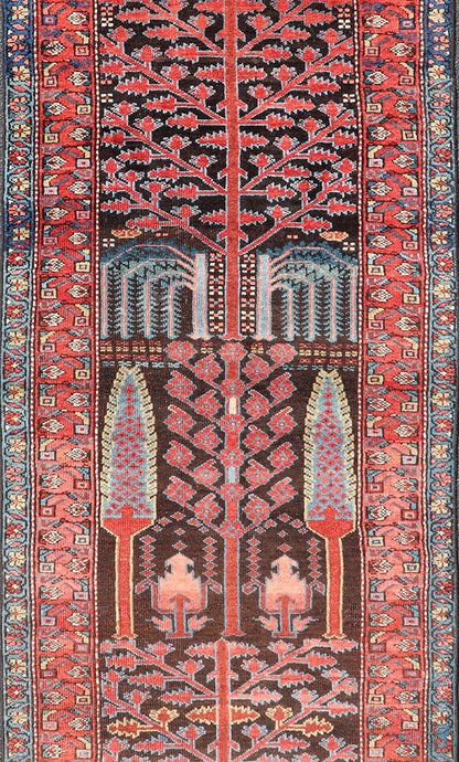 Keivan Woven Arts Antique Persian Bakhtiari Runner with a Rare Tree Design by Keivan Woven Arts 3'0 x 8'9 . Colorful Antique Persian Bakhtiari Runner with All - Over Garden And Tree Design. Keivan Woven Arts / rug EMB - 22123 - 15017, country o... - Keivan Woven ArtsEMB - 22123 - 15017 - 20355Rug