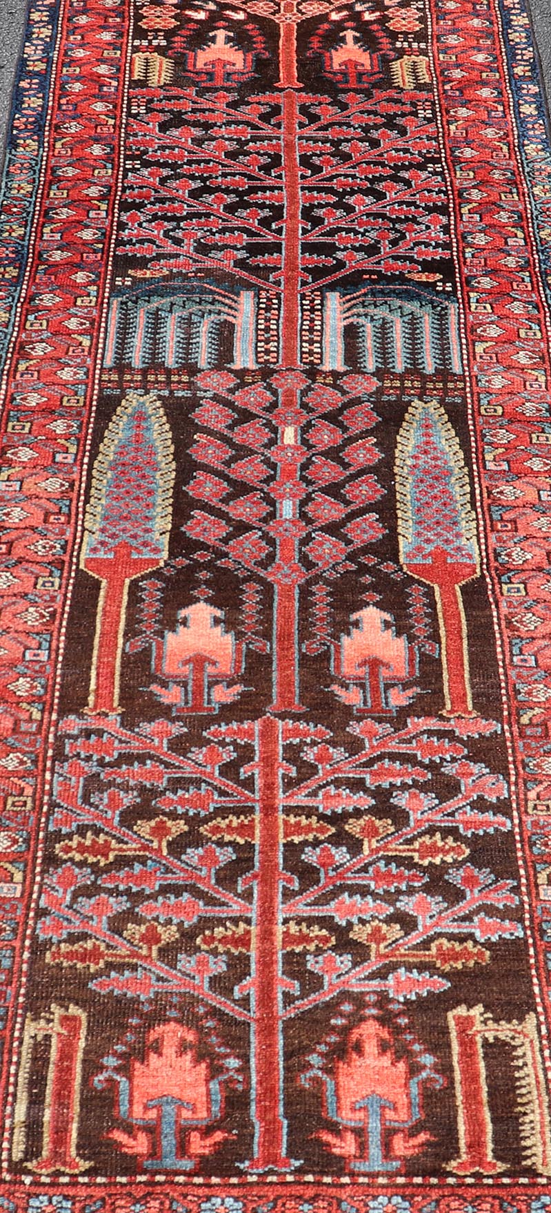 Keivan Woven Arts Antique Persian Bakhtiari Runner with a Rare Tree Design by Keivan Woven Arts 3'0 x 8'9 . Colorful Antique Persian Bakhtiari Runner with All - Over Garden And Tree Design. Keivan Woven Arts / rug EMB - 22123 - 15017, country o... - Keivan Woven ArtsEMB - 22123 - 15017 - 20355Rug