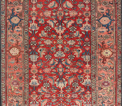 Persian Antique Malayer Rug with Colorful Geometric All - Over Design in Reds. Keivan Woven Arts / rug EMB - 22127 - 15023, country of origin / type: Iran / Malayer, circa 1920. Measures: 4'2 x 6'2 This antique Persian Malayer rug (circa early 20th ce... - Keivan Woven ArtsEMB - 22127 - 15023 - 20379Rug