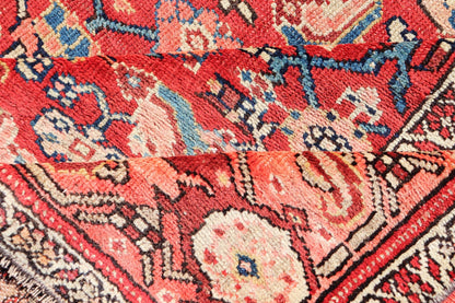 Persian Antique Malayer Rug with Colorful Geometric All - Over Design in Reds. Keivan Woven Arts / rug EMB - 22127 - 15023, country of origin / type: Iran / Malayer, circa 1920. Measures: 4'2 x 6'2 This antique Persian Malayer rug (circa early 20th ce... - Keivan Woven ArtsEMB - 22127 - 15023 - 20379Rug