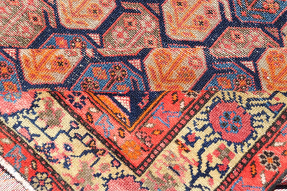 Antique Malayer Rug in Soft Tones in Wool with Sub - Geometric Paisley Design. Keivan Woven Arts / rug EMB - 22153 - 15072, country of origin / type: Iran /Malayer, circa 1920. Measures: 5'2 x 9'11 This antique Persian Malayer rug has been hand - knotte... - Keivan Woven ArtsEMB - 22153 - 15072 - 20649