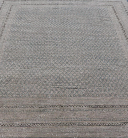Minimalist Design Antique Persian Tabriz Rug with All - Over Small Scale Design. Measures: 8'0 x 10'0 Minimalist Design Antique Persian Tabriz Rug with All - Over Small Scale Design. Keivan Woven Arts / rug EMB - 22176 - 15047, country of origin / t... - Keivan Woven ArtsEMB - 22176 - 15047 - 20517Rug