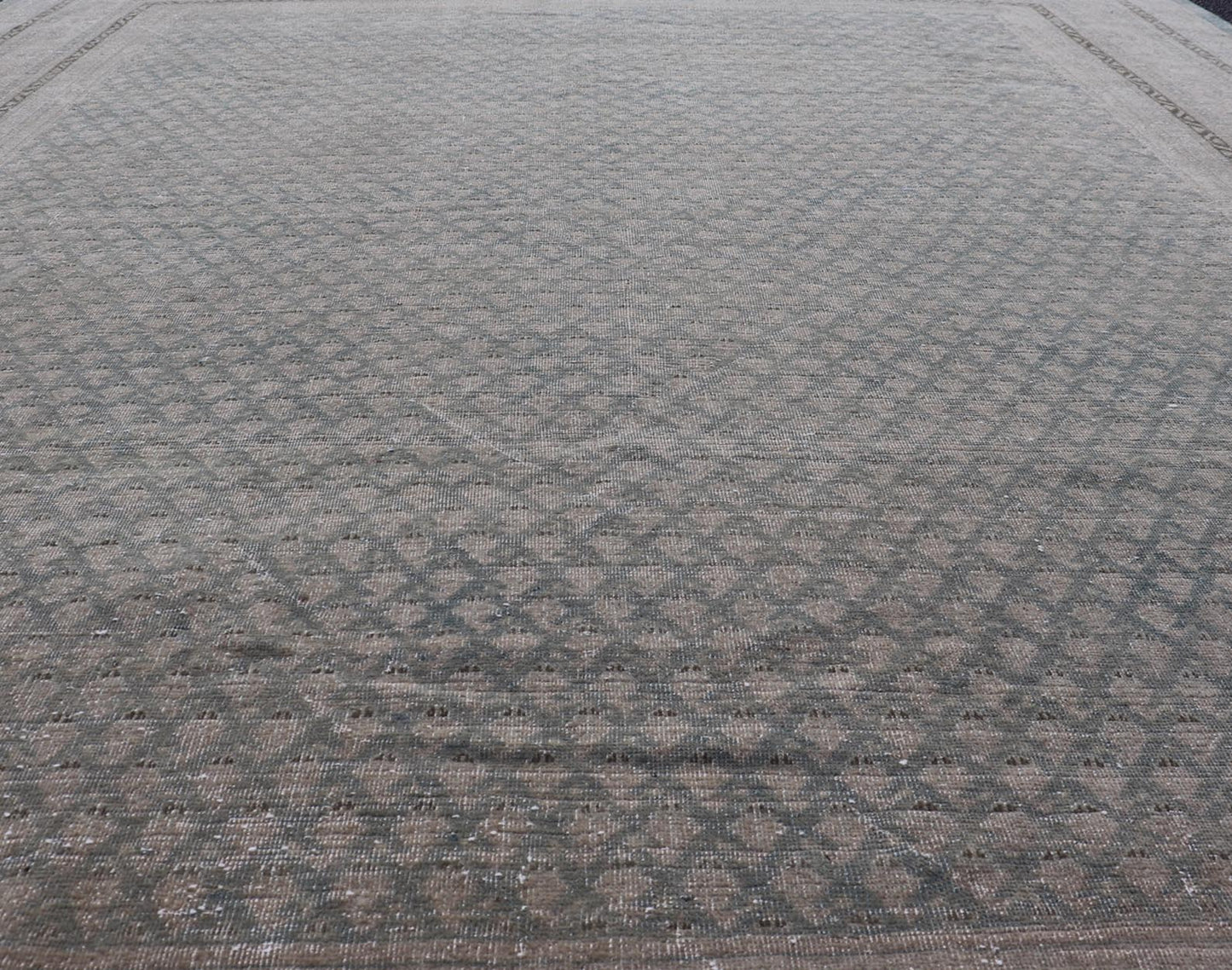 Minimalist Design Antique Persian Tabriz Rug with All - Over Small Scale Design. Measures: 8'0 x 10'0 Minimalist Design Antique Persian Tabriz Rug with All - Over Small Scale Design. Keivan Woven Arts / rug EMB - 22176 - 15047, country of origin / t... - Keivan Woven ArtsEMB - 22176 - 15047 - 20517