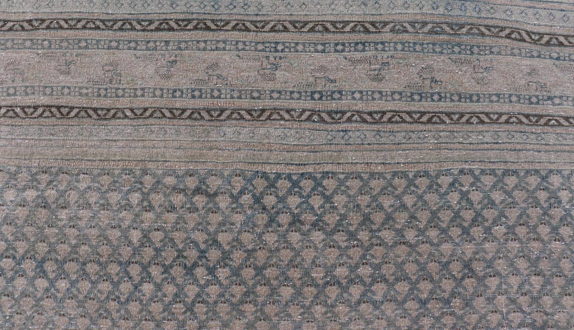 Minimalist Design Antique Persian Tabriz Rug with All - Over Small Scale Design. Measures: 8'0 x 10'0 Minimalist Design Antique Persian Tabriz Rug with All - Over Small Scale Design. Keivan Woven Arts / rug EMB - 22176 - 15047, country of origin / t... - Keivan Woven ArtsEMB - 22176 - 15047 - 20517