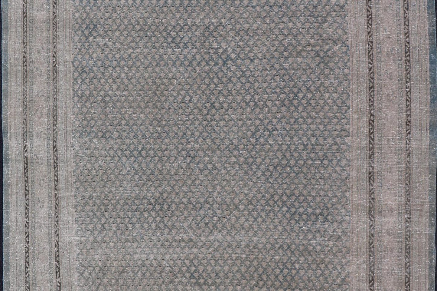 Minimalist Design Antique Persian Tabriz Rug with All - Over Small Scale Design. Measures: 8'0 x 10'0 Minimalist Design Antique Persian Tabriz Rug with All - Over Small Scale Design. Keivan Woven Arts / rug EMB - 22176 - 15047, country of origin / t... - Keivan Woven ArtsEMB - 22176 - 15047 - 20517