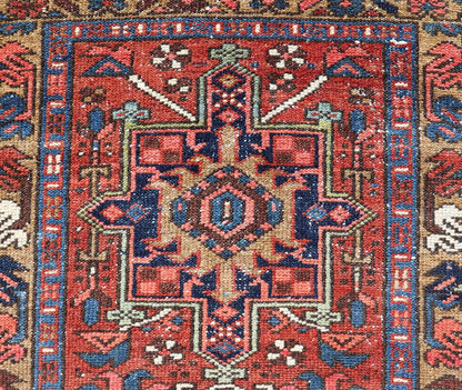 Measures: 2'0 x 3'1 Antique Colorful Persian Heriz Rug with a Bold Geometric Design. Keivan Woven Arts / rug EMB - 22177 - 15024, country of origin / type: Persian / Heriz, circa Early - 20th Century. This Persian Heriz features a classic multi - me... - Keivan Woven ArtsEMB - 22177 - 15024 - 20385Rug
