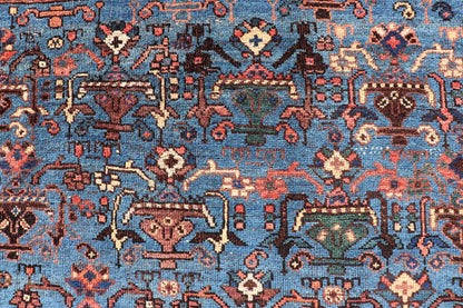 Antique Persian Afshar Rug in Beautiful Blue Background With Tribal Motifs Persian Antique Afshar Rug in unique Blue tones in the Background and All - Over Small Tribal Motifs. Woven Arts / rug /EMB - 22188 - 15101, origin/Iran, Persian Afshar rug, c... - Keivan Woven ArtsEMB - 22188 - 15101 - 20776Rug